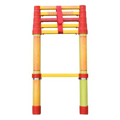 China Single Insulated Folding Ladders 2.5m Telescopic Ladder For Outdoor Work for sale