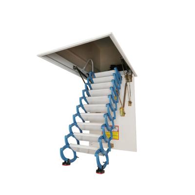 China Folding Ladders Exported Good Quality Scissor Shape Attic Ladder With Anti Slip for sale