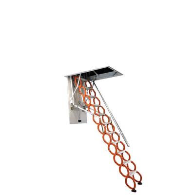 China Folding Ladders Exported Good Quality Electric Scissor Attic Stairs Ladder for sale