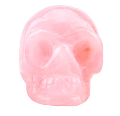 China Home Decoration Jade S kull Crystal decoration semi-precious stone skull crafts decoration Halloween ghost head for sale