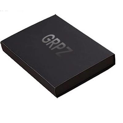 China Recyclable Custom Luxury Rigid Paper Small Drawer Box Black Custom Logo Drawer Box Sleeve Jewelry for sale