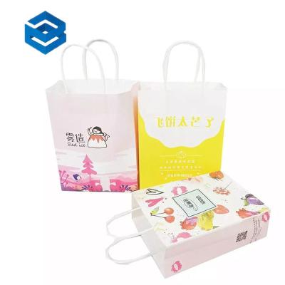 China Recyclable Wholesale Kraft Paper Bags Shopping Gift Craft Custom Size Kraft Paper Bag China for sale