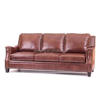 China Commercial Sofa Bed 2020 New Leather Room Furniture Classic Leather Sofa Home Furniture for sale