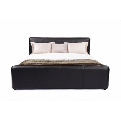 China American Luxury Modern Super Large Calorie Bed Set Sofa Bed Set Furniture Genuine Leather Bed For Adults for sale