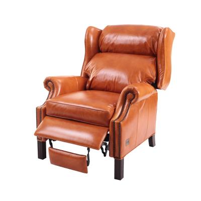 China Traditional/Modern Selling High Quality Home Leather Reclining Chairs For Living Room Lounge Chairs for sale