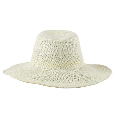 China Eco-friendly Men Women Fashion Straw Hat Handmade Paper Body for sale