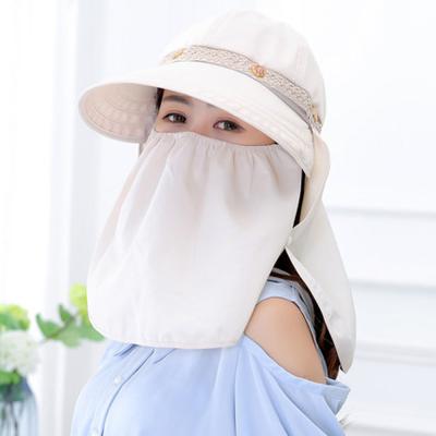 China Various Image Styles Summer Women Outdoor Scarf Hat Sun Protection Hat With Neck Protector for sale