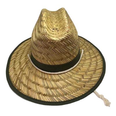 China Backing Up Character Summer Beach Straw Surf Hat 	Character Cowboy Hat for sale