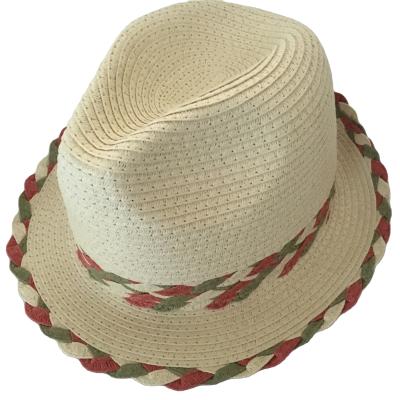 China Promotional Promotion Straw Felted Hat Image Customized Paper Panama Hat for sale