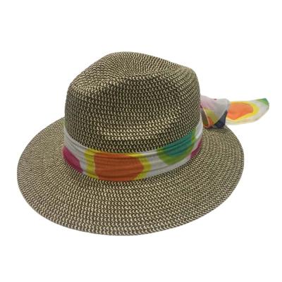 China Custom Wholesale Hot Selling Character Summer Panama High Quality Straw Hat For Women for sale