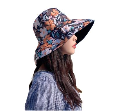 China Reversible Daily Life Sun Summer Double Side Plain Cotton Custom Logo Embroidery Women Fisherman Bucket Hat for sale