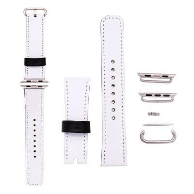 China DIY Sublimation Watch Band For Apple Watch 38/40/42/44mm Blanks Smart Watch Band Sublimation Printable Watch Band for sale