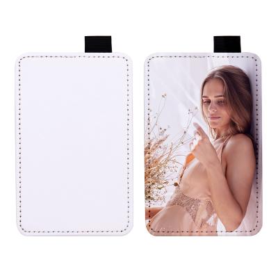 China Fashion Luxury Custom Designer Sublimation Id Card Set Leather Advertising Hardcover Poster Holders in Products Blank PU Sublimation Transit for sale