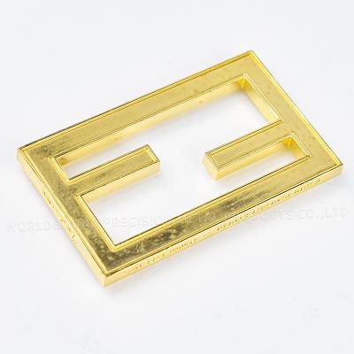 China Stable Custom gold zinc alloy fashion metal logo clasp lock for bag metal lock handbag for sale