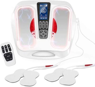 China Foot Pain Relief Orgasm Reflexology Foot Massage Machine TEN EMS Electric Pulse Foot Massager for sale