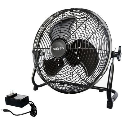 China Protable Rechargeable Camping Fan With DC 12V Brushless Home Made Motor for sale