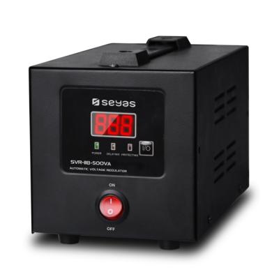 China SVC Factory Price Home Appliance Mate Single Phase Relay Stabilizer Type 220v Voltage Stabilizer for sale