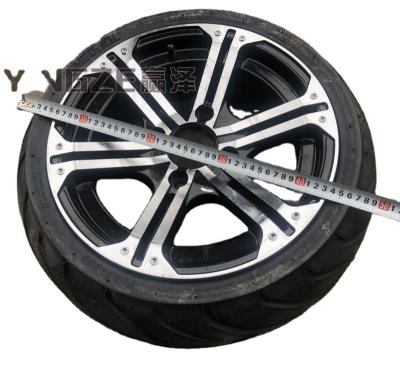 China Metal GO KART KARTING ATV UTV Buggy 205/40-14 Inch Wheel Tire Tubeless Tire With 4x114.3 PCD Aluminum Alloy Hub for sale