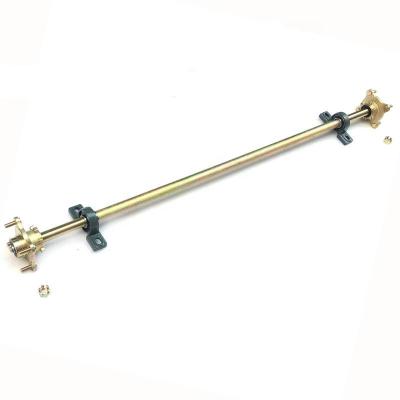 China AXLE KARTING GO KART UTV Quad 130CM Axle With 10/11CM Buggy Rear Flange for sale