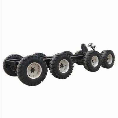 China ELECTRIC CAR Transmission 60V/72V Gearbox 60V/72V Engine 4WD 4X4 ATV UTV Quad Front Rear Axle With 8 Big Wheels for sale