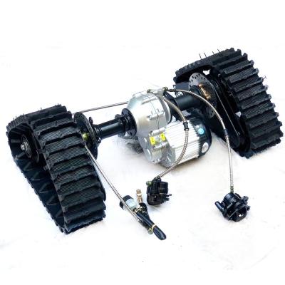 China Track Go Kart Karting UTV Quad Rear Axle Electric 60V 1000W Motor Differential ATV Buggy Snow Sand Tracks for sale