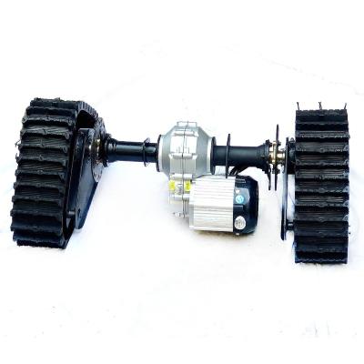 China Track Go Karting UTV Quad Rear Axle Electric 48V 750W Motor Differential ATV Buggy Snow Sand Tracks for sale