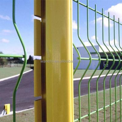 China Easily Compiled Eco Friendly Fence Designs PVC Coated 3D Curved Welded Wire Mesh Fence For Sale for sale