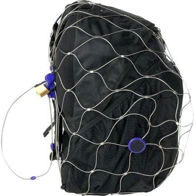 China Hand Made Stainless Steel Mesh Bag , Plain Weave Flexible Wire Mesh Security Bags for sale