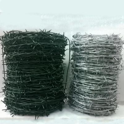 China Anti-Corrosion Wholesale Customized Barbed Wire 500 Meters Price / Roll 500 m Barbed Wire Price for sale