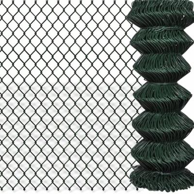 China Factory Sale Easily Assembled High Quality Galvanized PVC Coated Chain Link Fence for sale