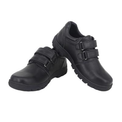 China Choozii New Arrival Breathable Kids Shoes Leather Black Kids School Shoes For Boys And Girls for sale