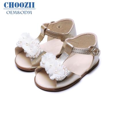 China Fashionable Baby Shoes OEM Sheepskin Flats Sandals Beautiful Soft Luxury Soft Cute Babies Toddler Flats for sale