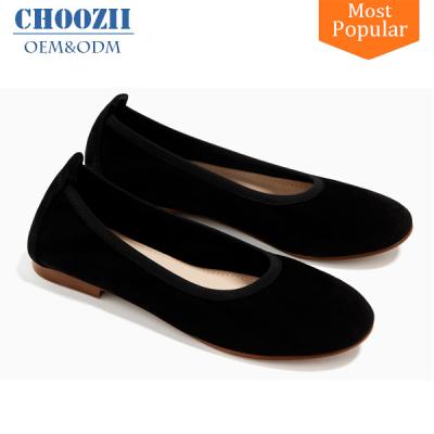 China Beautiful girls flats shoes suede leather dance shoes graceful girls\low heel in casual shoes for sale