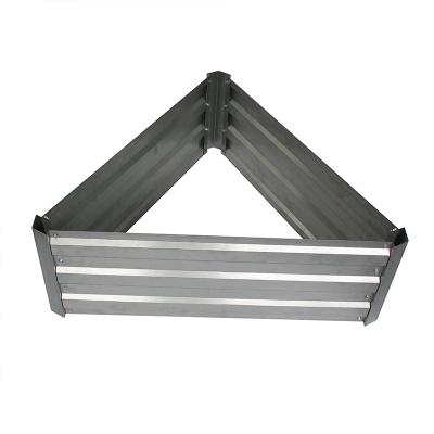 China Minimalist Galvanized Steel Earthmark Raised Garden Bed for sale