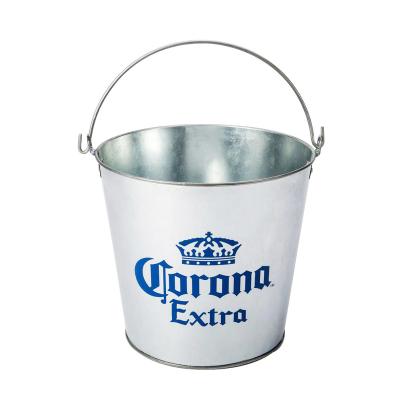 China Viable Metal 5L Corona Extra Beer Ice Bucket for sale