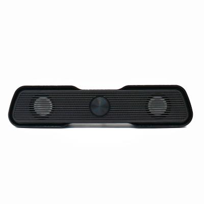 China Portable Mini System RGB Computer Player Sound Speakers Cool Bass Soundbar Home Theater TV Wireless Small Stereo Speaker With Led Light for sale