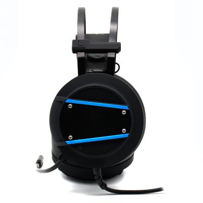 China Deep Headband Gaming Headset 3.5 Bass Stereo Game Headphone with Colorful Microphone LED Light for PC for sale