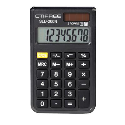 China Mini Digital Desktop Calculator General Purpose Calculator with 8 Digit LCD Display School Office Standard Work Electronic Pocket Calculator for sale