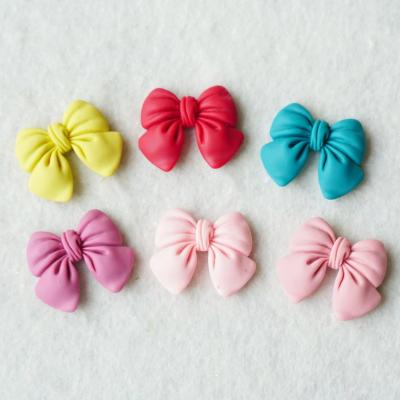 China Europe 200Pcs/Bag Flat Back Resin Charms Bow Cabochon Embellishments For Craft Scrapbooking Jewelry Making for sale