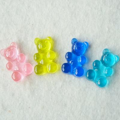 China Europe Resin Flat Back Charms Cartoon Bear Cabochons For DIY Craft Phone Case Scrapbooking Making Decor for sale