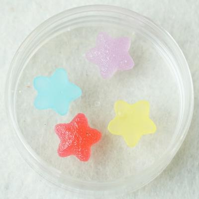 China Europe Resin Flat Back Mud Charms Star Matte Color For DIY Scrapbooking Crafts Cell Phone Case Making for sale