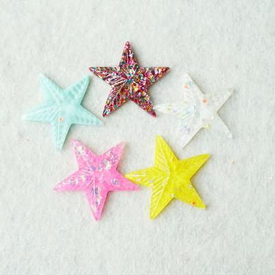 China 200Pcs/Bag Europe Resin Flatback Charms Star For DIY Mud Crafts Scrapbooking Crafts for sale