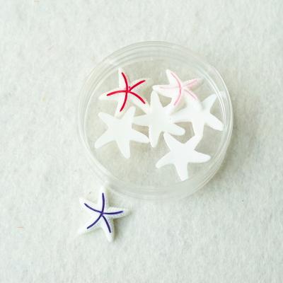 China Europe Flat Back Resin Charms Starfish Shape Ornaments For Scrapbooking Craft And DIY Craft Decoration Making for sale