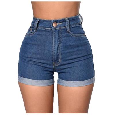 China Jean Shorts For Women Casual Breathable Sexy Dark Blue Hip Lift High Waist Denim Shorts Mujer Shorts Jeans Female for sale