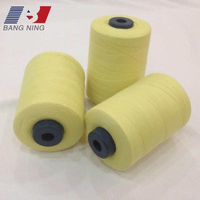 China Flame Retardant Popular Ne20/2 Spun Aramid 1414 Firm Widely Used Flame Retardant Abrasion Resistant Single Yarn Yarn Yarn for sale