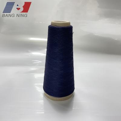 China Flame Retardant Navy Color Spun Conductive Single Yarn Aramid Fiber Ne40/2 Stock Solution Navy Woven For Special Fabric Weave for sale