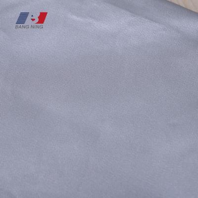 China Durable Flame Retardant Silver Coated Fabric 300gsm High Modulus Woven Aramid Fabric for sale