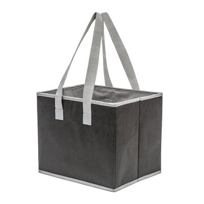 China 100% eco-friendly reusable grocery bags - large collapsible boxes with reinforced bottoms made of recycled plastic for sale