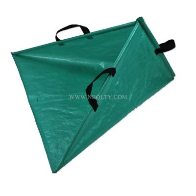 China 100% Eco-Friendly Sheet Collector Tripod Bags - Green Polyethylene for sale