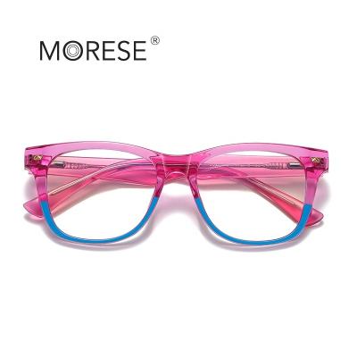 China Anti blue light glasses MORESE Model 20215 Children Eyeglasses Kids Eyewear Square Shape Fashion Designer Frames Pingfan Glasses Ready Stock for sale